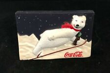 Coca-Cola Bear Skiing Magnet No.51564 - 1997 picture