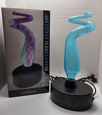 LUMISOURCE Sculptured Electra ART LAMP Turquoise/Pink    picture