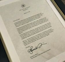 SIGNED Kamala Harris Personalized Vice President White House Letter picture
