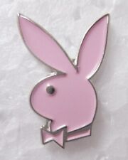 PLAYBOY BUNNY PINK LAPEL PIN BADGE BROOCH 100's OF OTHER PINS ARE LISTED 3-57 picture