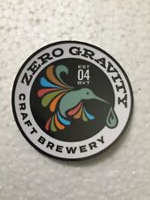 Zero Gravity Craft Brewery Beer Sticker Burlington Vermont picture