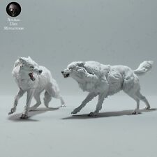 breyer model horse companion animal Arctic Wolves resin ready to paint trad size picture