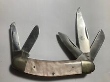 SWANNER CUTLERY CO. FIVE Blade RUNNER 4” Long Heavy Duty Pocket Knife Used picture