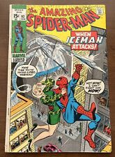 Amazing Spider-Man #92 First meeting of Spider-Man and Iceman 1971 GD 2.0 picture