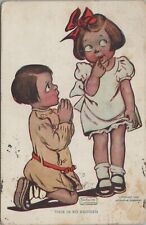 1906 Little Boy Proposing To Girl So Sudden Signed Katherine Gassaway  F723 picture