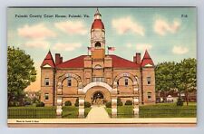 Pulaski VA-Virginia, Pulaski County Court House, Antique, Vintage Postcard picture