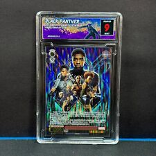 2023 Weiss Schwarz Marvel Black Panther Foil Rare Mint 9 RazorSlabs  picture