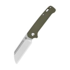 QSP Penguin Slip Joint Folding Knife OD Green G10 Handle 14C28N Plain QS130J-D picture