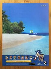 2002 Sonic Mega Collection Gamecube Print Ad/Poster Original Official Promo Art picture