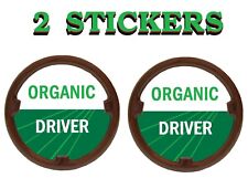 ORGANIC DRIVER sticker Sticker Vinyl Decal window local vegan vegetarian farm  picture