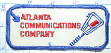 ATLANTA COMMUNICATIONS COMPANY WIRELESS SERVICES ADVERTISING VINTAGE PATCH picture