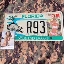 FLORIDA INDIAN RIVER LAGOON MARINE WILDLIFE FISH SPECIALTY LICENSE PLATE FLA. picture