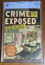 Crime Exposed 1 Timely Comics 1950 CBCS 1.8 Pre - Code Crime Golden Age picture