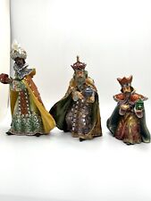 vintage three wise men Figurines 6.25” To 4” picture