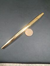 New Old Stock Vintage Parker Classic Gold Ballpoint Pen Fine Guilloche Lines picture