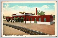 Frisco Railroad Depot Station Cape Girardeau Missouri MO 1929 Postcard picture
