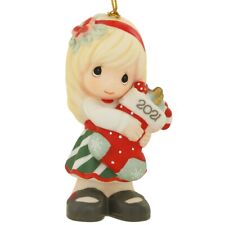 2021 Precious Moments YOU FILL ME WITH CHRISTMAS CHEER Ornament Girl NEW 211002 picture