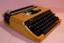 Vintage Brother Deluxe 250TR typewriter mango -yellow color with own black case picture