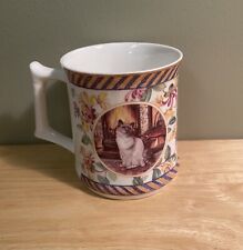 England Cat Mug Superior Ceramics Bone China Hand Crafted Coffee Cup picture