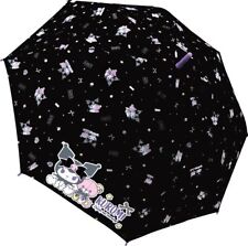 J's Planning Long Umbrella Sanrio Kuromi Bear Black Rib 55cm picture