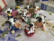 Enesco Mary's Moo Moos,Set Of 8, 1994-1997 picture