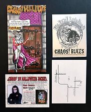 CHAOS COMICS 1996 HALLOWEEN PARTY INVITATION SET Featuring LADY DEATH-VERY RARE picture
