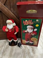 Vintage Christmas 16” Santa Jingle Bell Rock Power Adapter Works Great picture