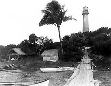 1880-1897 Jupiter Lighthouse, Jupiter, FL Vintage/ Old Photo 8.5