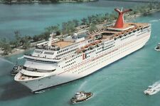 Vintage Postcard Carnival Cruise Ship Fantasy Registered in Liberia Unposted picture