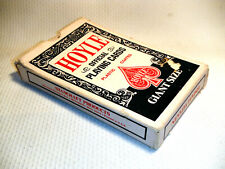 VINTAGE HOYLE OFFICIAL PLAYING CARDS ~ GIANT SIZE 4 1/2