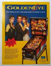 Golden Eye 007 James Bond Pinball FLYER Original 1995 Game Promo Art Promo picture