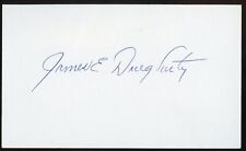 James E. Dougherty d2005 signed autograph 3x5 Cut 1st Husband of Marilyn Monroe picture