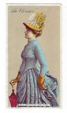 c1890 Trade Card Hill Brothers Fashionable Millinery, The Climax, Victorian Lady picture