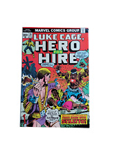 LUKE CAGE, HERO FOR HIRE #16/ KEY 1ST STILETTO APPEARANCE/KEY ISSUE FN+ RAW 1973 picture