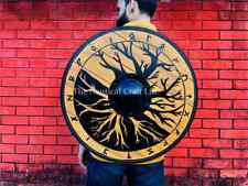 Yggdrasil Viking Norse Mythology Tree of Life on the Shield | Wooden Cosplay Shi picture