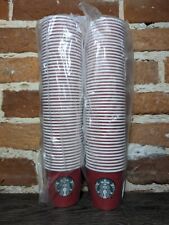 TWO SLEEVES Starbucks HOLIDAY Coffee Espresso 4oz Sample Size 100 Cups Sealed picture