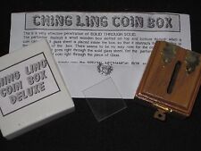 Ching Ling Coin Box Magic Trick- Close Up Coin Solid Through Solid, High Quality picture