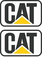 2x Caterpillar CAT Osha Hard Hat Helmet Construction Toolbox Stickers picture