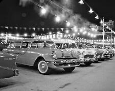 1950s USED CAR LOT PHOTO  (211-Q) picture
