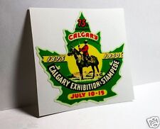 Calgary Exhibition & Stampede Canada Vintage Style Travel Decal / Vinyl Sticker picture