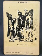 The Inquisition | “The Good Ole Days”  | Inquisitors Burn Woman At Stake | 1900 picture