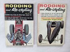 Lot of 2 Rodding and Restyling Magazines - Jul/Aug and Sept/Oct 1963 - Vintage picture