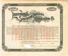 Samuel Insull autographed Louisville and Southern Indiana Traction Co. - Stock C picture