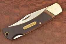 SCHRADE MADE IN USA OLD TIMER SAWCUT DELRIN JUMBO LOCKBACK KNIFE 6OT NICE (15604 picture