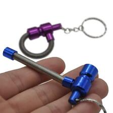 2pcs Portable spring Metal pipe Tobacco smoking Filter pipe Keychain pipe picture
