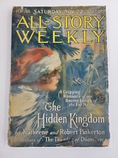 All-Story Weekly Pulp Magazine November 1919 Hooded Menace Christmas Cover picture