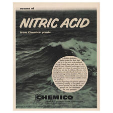 1958 Chemico: Oceans of Nitric Acid Vintage Print Ad picture