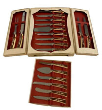 Vintage Set Cutlery Regent Sheffield English Blades 19 Piece Treasure Chest picture