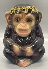 Vintage Monkey Chimpanzee Bank Pressed Paper? Japan Look picture