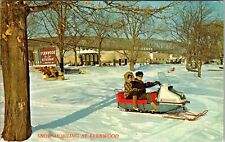 Fernwood PA-Pennsylvania, Snow Machine, Outside, Vintage Postcard picture